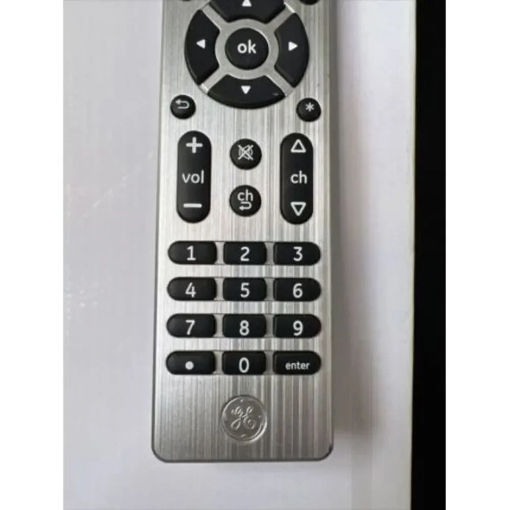 Genuine GE‎ Universal Remote Control AUX TV DVD CBL- Battery Cover Missing